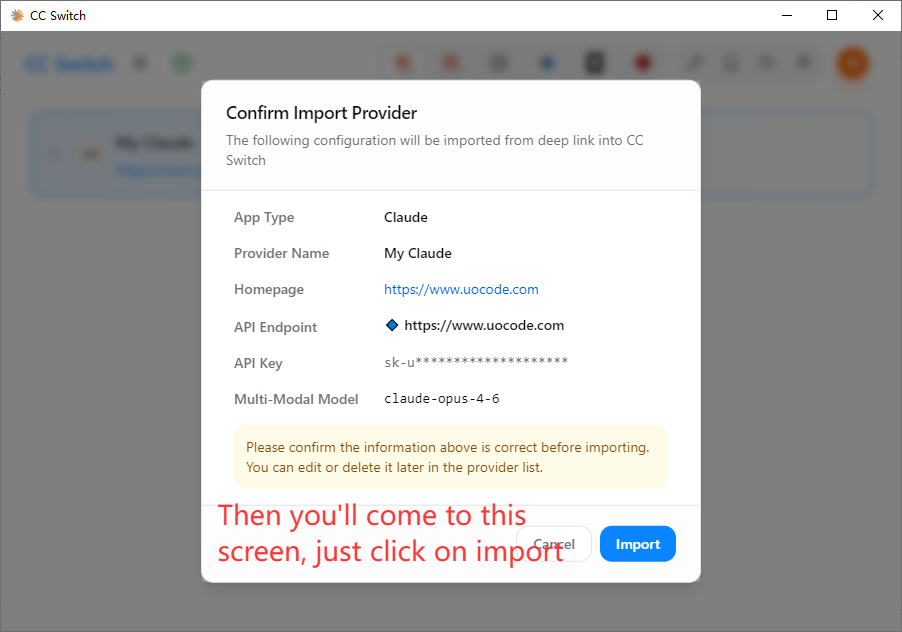 One-click 3